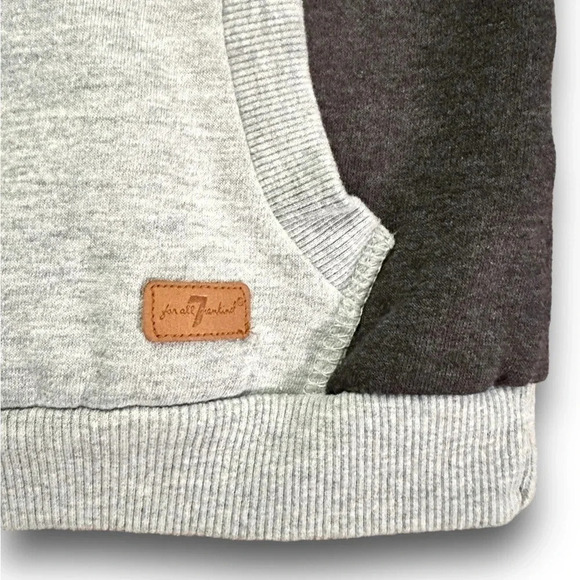 7 for all Mankind | Toddler Quarter Zip Sweatshirt (24 mos) - Picture 2 of 6